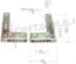 Immagine di KIT CERNIERA PORTA FORNO DX+SX