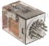 Immagine di RELE' 3 SCAMBI 10A 24VAC UNDECAL C/TAST.+IND. MECC. FINDER