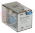 Immagine di RELE' 3 SCAMBI 10A 24V DC C/TASTO+IND. MECC. FINDER