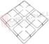Immagine di GRIGLIA 4 FUOCHI FILO 469X460MM. CROMATO SALVARANI