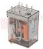 Immagine di MINIRELE' 2 SCAMBI 10A 24VAC C/TASTO PROVA+LED+IND. MECC.