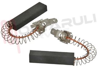 Immagine di COPPIA CARBONCINI 6,3X10X37MM  FASTON 4,8MM KIT 2 PZ.