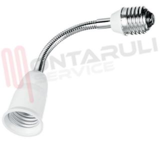 Immagine di ADATTATORE FLESSIBILE PORTALAMPADA E27 L=165MM.