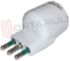 Immagine di ADATTATORE SCHUKO 16A 2P+T BIANCO