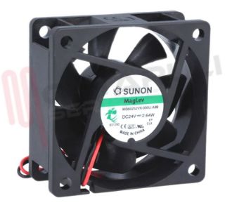 Immagine di VENTOLA ASSIALE 24V DC 60X60X25MM.
