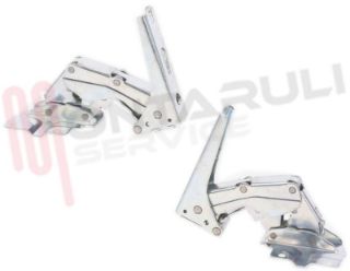 Immagine di KIT CERNIERE INF./SUP. PORTA FRIGO 2 PEZZI