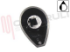 Immagine di MANOPOLA FUOCO NERA ARMONIA RESTYLING D.6MM.