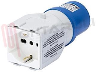 Immagine di ADATTATORE CEE 2P+T 16A 220V A BIVALENTE/UNEL GEWISS