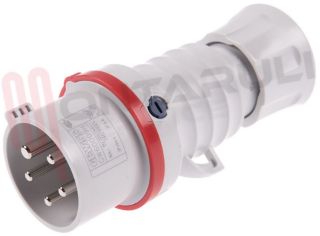 Immagine di SPINA MOBILE CEE IP44 3P+N+T 16A 400V ROSSA