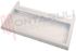 Immagine di FRONTALE CASSETTO BIANCO 429X240MM.