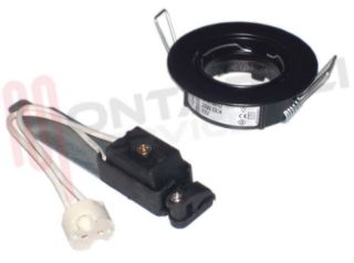 Immagine di FARETTO INCASSO F53 35W 12V G4 OSCIL. DICROICA NERO