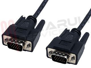 Immagine di CAVO MONITOR VGA MASCHIO \ VGA MASCHIO 15PIN MT.2 HD15M