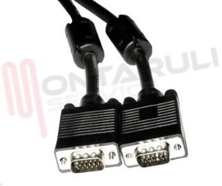 Immagine di CAVO MONITOR VGA MASCHIO \ VGA MASCHIO 15PIN MT.5 HD15M