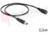 Immagine di CAVO PROLUNGA ALIMENTATORE DC STRIP LED 50CM.