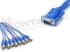 Immagine di CAVO VGA 15PIN MAS. - 8BNC FEMM. PER CCTV L=25CM.