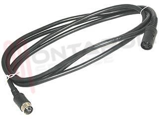 Immagine di CAVO AUDIO 5 POLI M/F DIN NERO 1.5TM.