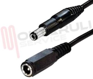 Immagine di CAVO PROLUNGA ALIMENTATORE DC STRIP LED 5MT.