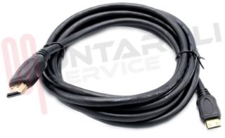 Immagine di CAVO VIDEO HDMI 1.4 MASCHIO / HDMI 1.4 C MASCHIO MINI 1MT. G