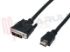 Immagine di CAVO VIDEO HDMI MASCHIO A DVI-D MASCHIO 1,5MT. GOLD