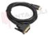 Immagine di CAVO VIDEO HDMI MASCHIO A DVI-D MASCHIO 1,5MT. GOLD