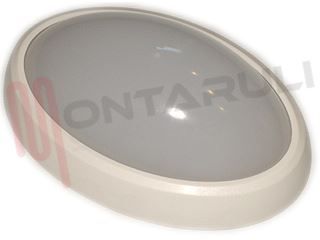 Immagine di PLAFONIERA 14W OVALE BIANCA LUCE NATURALE A LED
