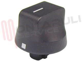 Immagine di MANOPOLA FUOCO NERO OPACO DIA.6MM.