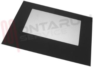 Immagine di VETRO FORNO ALT.424X590MM. NERO ESTERNO F-I E