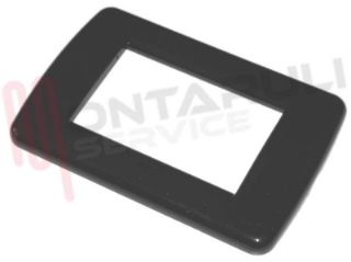 Immagine di PLACCA 3 POSTI TECNO NERO SERIE IDEA RONDO'