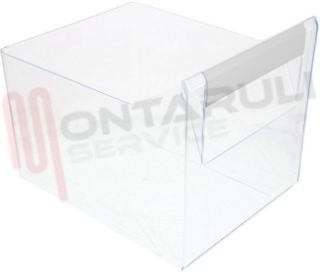 Immagine di CASSETTO VERDURA TRASPARENTE 220X280X180/225MM. NEUTRO 7902