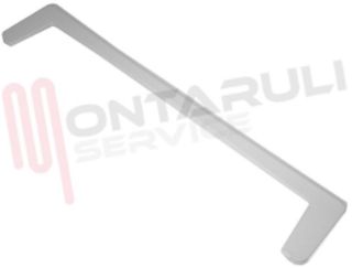Immagine di PROFILO BIANCO ANTERIORE RIPIANO VETRO 600MM.
