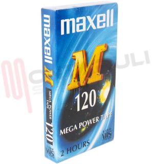Immagine di CASSETTA VIDEO VHS 120MIN MAXELL M120