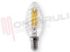 Immagine di LAMPADA TORTIGLIONE LED CHIARA E14 4W 230V 3000°K