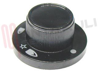 Immagine di MANOPOLA FUOCO NERA D.6MM.