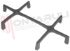 Immagine di GRIGLIA 2 FUOCHI GHISA 395X225MM. H.48MM.