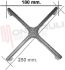 Immagine di GRIGLIA 1 FUOCHI GHISA 250X250MM. H.48MM.