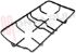 Immagine di GRIGLIA 2 FUOCHI PIATTINA NERA 422X212MM. DX FRANKE