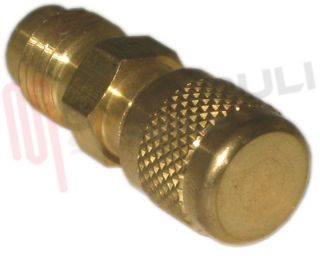 Immagine di RACCORDO VALVOLINO COMPLETO 1/4" SAE MASCHIO R407-R22-R404