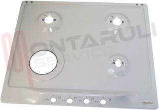 Immagine di PIANO DI LAVORO 4 FUOCHI ALLUMINIO 590X510MM.
