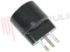 Immagine di ADATTATORE SCHUKO 10A 2P+T NERO