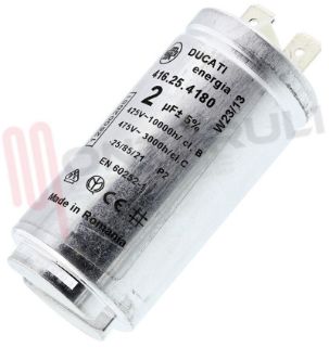 Immagine di CONDENSATORE 2MF 475V METALLICO