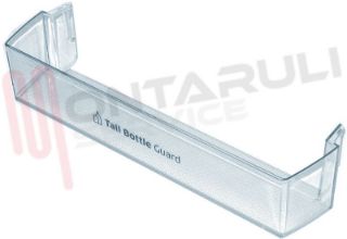 Immagine di BALCONCINO BOTTIGLIE TRASPARENTE BLU 493X100X105MM.