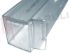 Immagine di BALCONCINO BOTTIGLIE TRASPARENTE BLU 493X100X105MM.