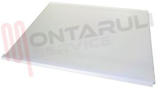 Immagine di RIPIANO IN VETRO 450X355MM. CON PROFILI