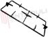 Immagine di GRIGLIA 2 FUOCHI PIATTINA 425X215MM. OLMAR