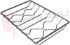 Immagine di GRIGLIA 2 FUOCHI FILO 400X273MM. SMEG S564X INOX