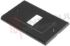 Immagine di PLACCA RETTANGOLARE NERA 1 POSTO SERIE MAGIC