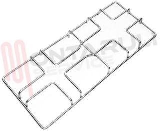 Immagine di GRIGLIA 2 FUOCHI FILO 478X200MM. CROMATA SAMET