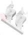 Immagine di TASTI A PRESSIONE 2 FUZIONI SILVER ARGENTO